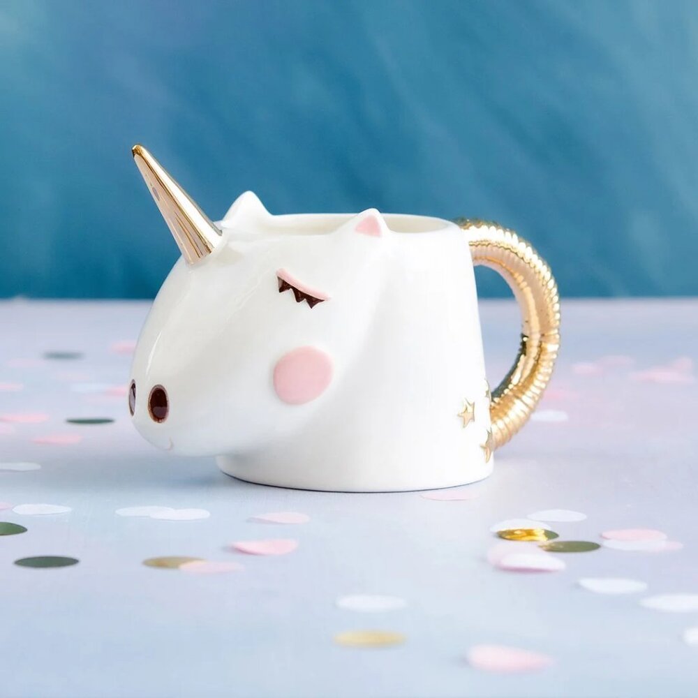 Unicorn shaped mug - anthropologie